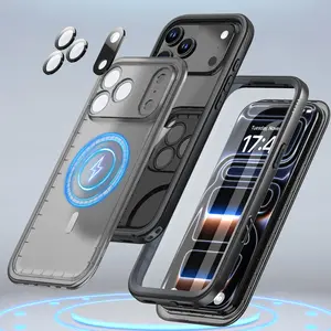 [3-in-1] SPORTLINK Phone Case | Built in Screen & Camera Lens Protector for iPhone 17/16/15/14/13/12/11 | MagSafe Charging |  | Waterproof & Shockproof | For Beach, Underwater, Travel, Camping, Summer, Everyday