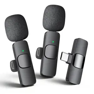 Wireless Connection Lapel Microphone Noise Reduction for iPhone Android Devices Plug-And-Play Professional Audio Recording Phone Mic for Live Streaming Shorts Videos Tiktok Youtube Vlog Interview Online Classes Live Podcast Equipment