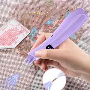 Electric Diamond Painting Pen with Storage Tray diamond painting lover Large Diamond Painting Tray Kit diamond dot kit DIY Diamond Painting Electric Diamond Art Tool with Ergonomic Grip