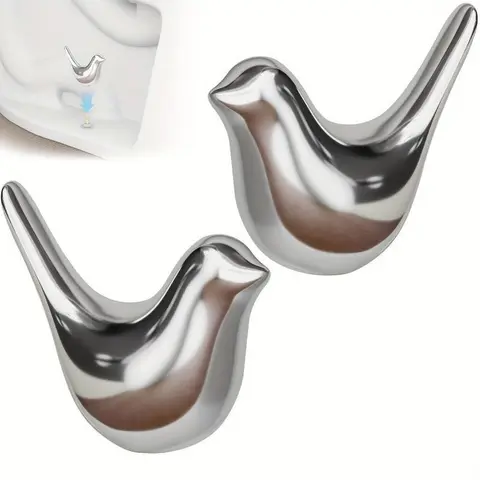 Bird‑Shaped Toilet Bolt Cover, 2‑Pack, Easy Installation, Rust‑Resistant, Suitable for All Toilets, Durable and Reliable Fixtures, Toilet Bolt Caps