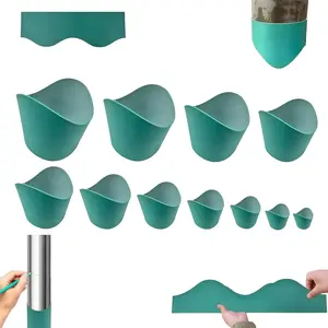 Precision Pipe Saddle Template Cutting Guide,Plumbing Pipe Saddle Template Kit 11pcs, Used for Cutting Guide Layout Tool for Metal Manufacturing,Welding, Cutting,Pipe Accessories (DN20mm - DN200mm)