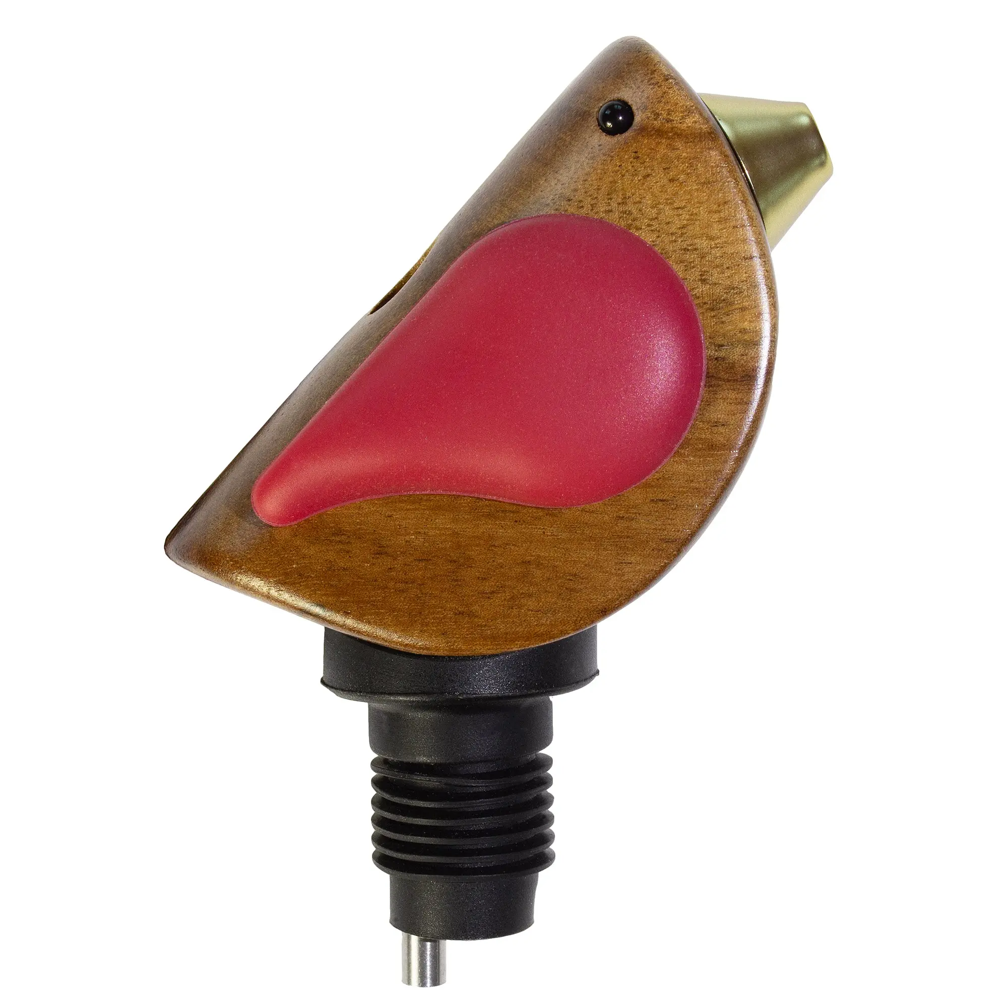 Songbird Specialties Bottle Pourer, Red — "Sings" with Every Pour of Wine