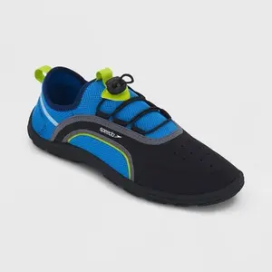 Speedo Men's Swim Aqua Water Shoes Breathable Mesh Quick-Dry Non-Marking Sole L