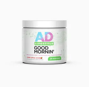 AD LIFE Good Mornin' Gut Detox & Digestion Support Powder with Apple Cider Vinegar L-Glutamine & Aloe Vera for Fast Acting Bloating Relief & Face Debloat - Morning Detox Drink for Reduced Bloating