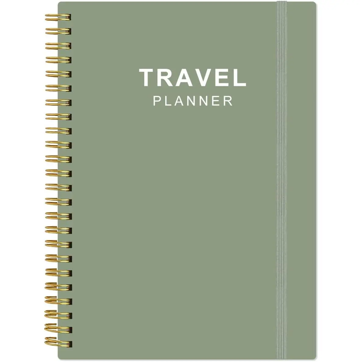 Travel Journal for Women & Men, Vacation & Road Trip Planner Organizer, Travel Notebook for 6 Trips, Trip Planner  to Record Memories and Adventures from Special Trips, 5.8" x 8.5", Cyan