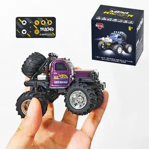 1:64 Remote Control Car Mini 2.4Ghz High Speed Alloy All Terrain Off-Road Vehicle Toys Rc Cars Christmas Gifts, Birthday Gifts