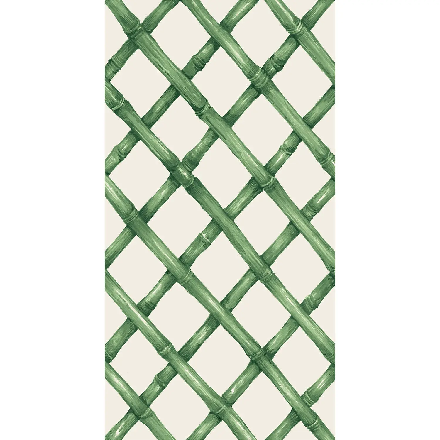 Hester & Cook - Stationery - Green Lattice Guest Napkin - Pack of 16
