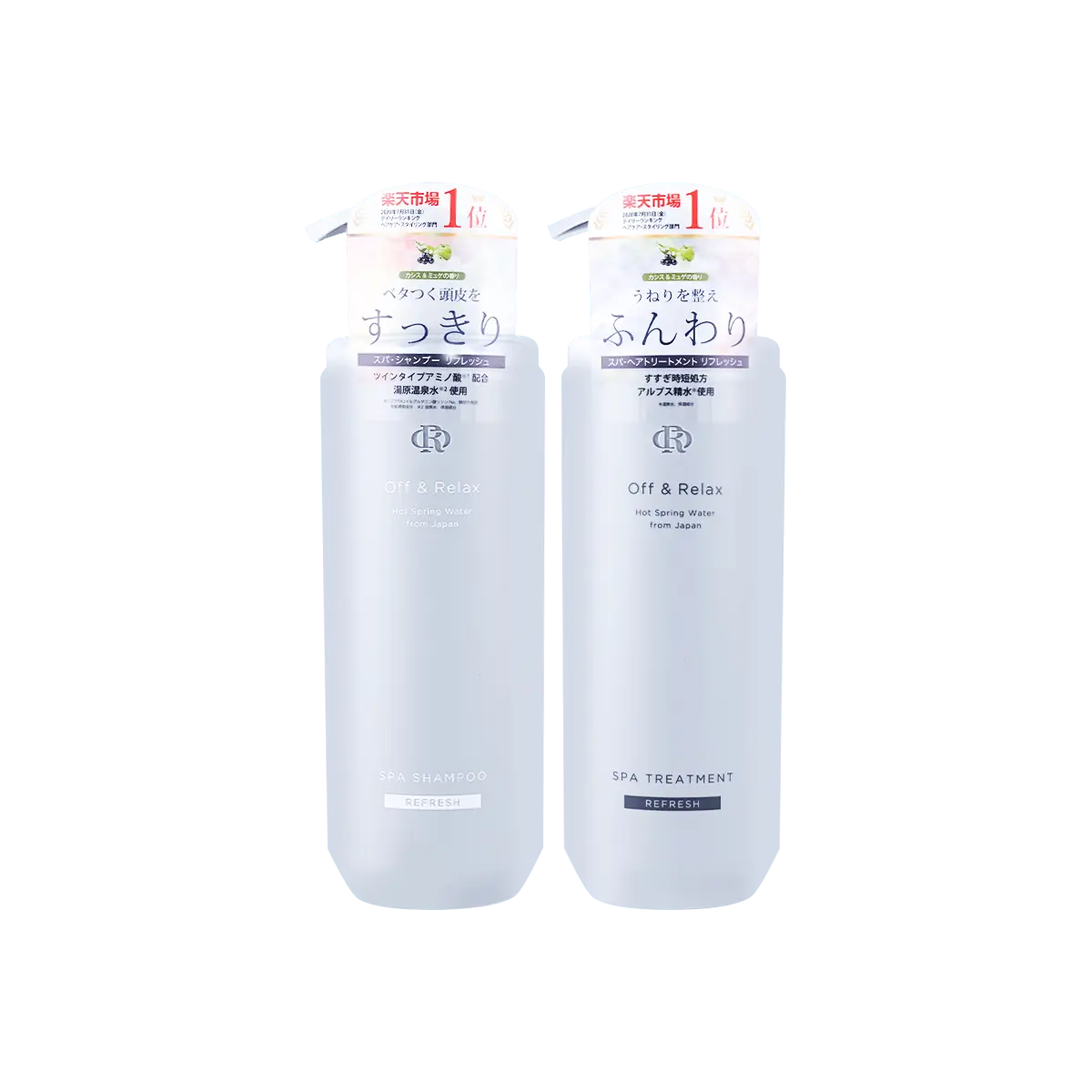 Off&Relax Refresh Spa Treatment Hair Care Set - 460ml Shampoo + 460ml Conditioner