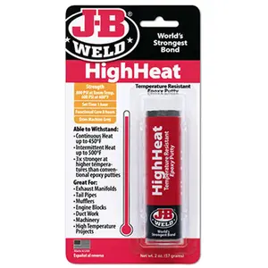 212 MAIN JB Weld 8297 2 oz. High Heat Epoxy Putty, Heavy Duty Adhesive