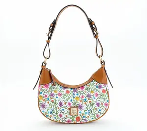 Dooney & Bourke Coated Cotton Wildflower Small Hobo