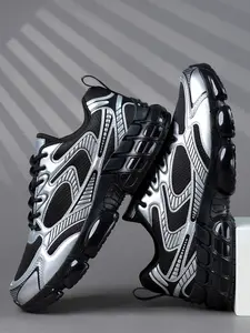 Trendy Men's Low Top Training Shoes, Sports Running Shoes, Sporty Design with Lightweight Cushioned Sole, Durable and Comfortable, Ideal for Running and Casual Wear, Workout Sneakers, Running Athletic Shoes