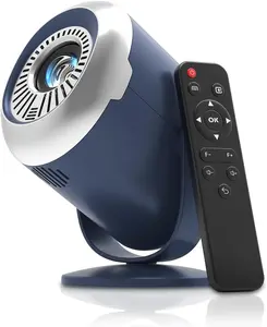 Mini Projector with WiFi and Bluetooth, Native 1080P 4K Support Mini Projectors for iPhone, Electric Focus and 240 °   Rotating, 170" Proyector for Home Theater, for Phone/HDMI/USB/TV Stick projector for bedroom Auto Focus