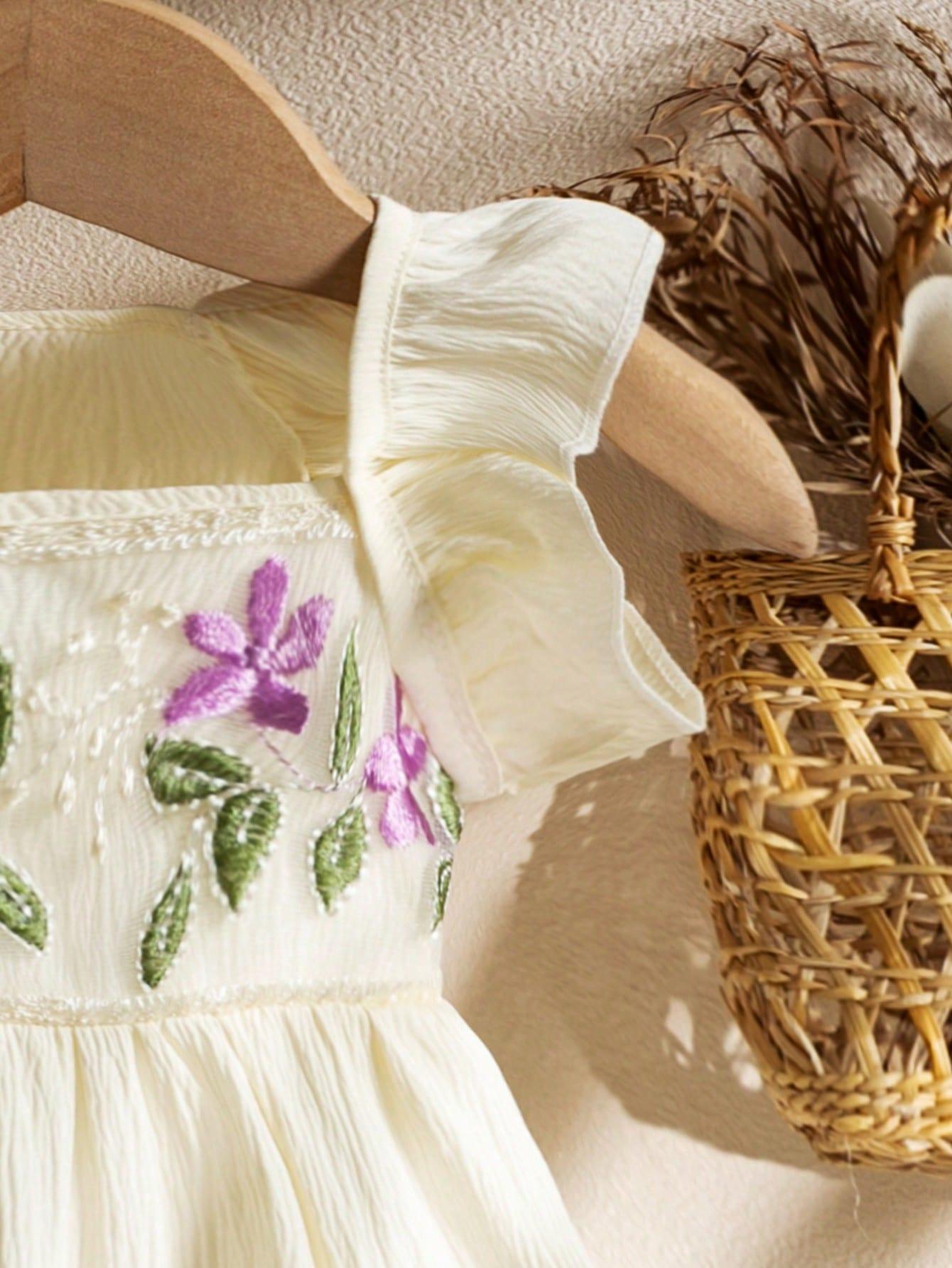 Pet Clothes Dog Cat Rabbit Embroidery Sleeveless Dress Cute Comfortable Yorkshire Terrier Maltese Teddy Bichon Bear Pomeranian Bulldog For Daily Use A212