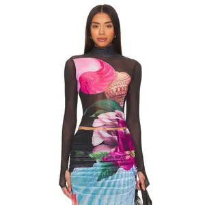 AFRM Zadie Top in Surreal Shells