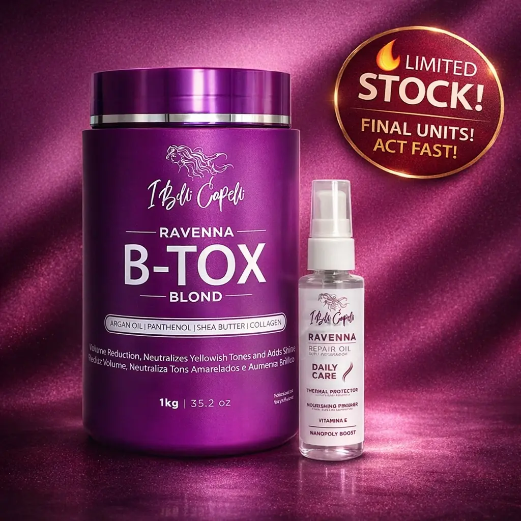 Kit I Belli Capelli Ravenna B-tox Blond Mask + Repair Oil – Complete Care for Blonde Hair Haircare Daily