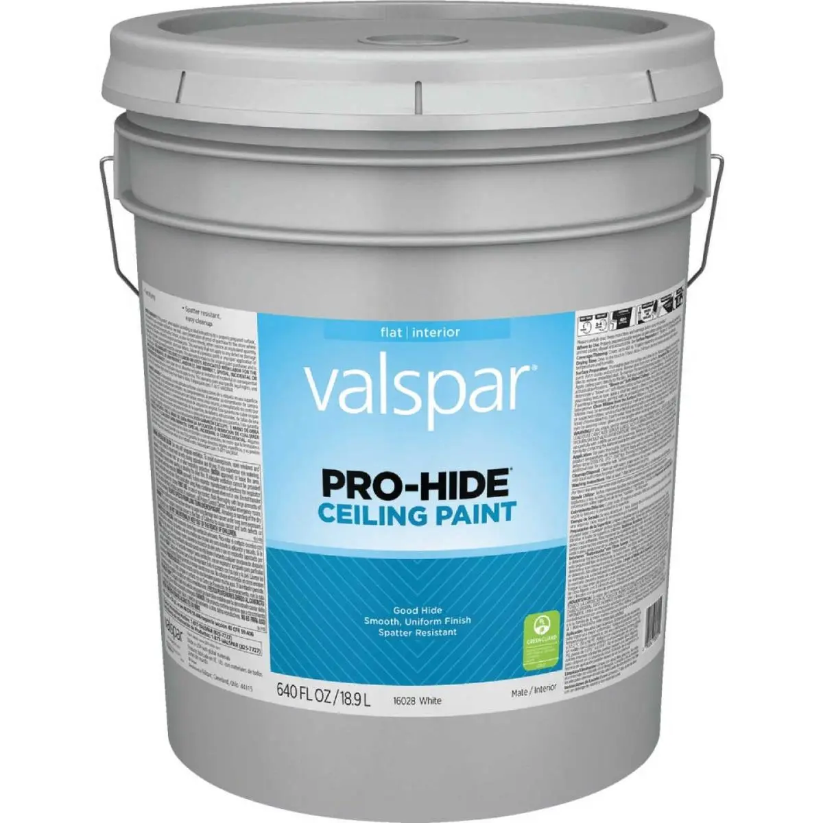 212 MAIN Valspar 5 gal Pro Hide Touch Up Paint - Ceiling & Wall Paint, White, High Hiding Power, Ceiling Paint