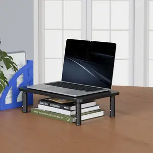 Adjustable Height Laptop Monitor Stand Computer Holder, Ergonomic Desk Mount for Enhanced Comfort & Stability, Ideal for Home Office Use, Monitor Riser