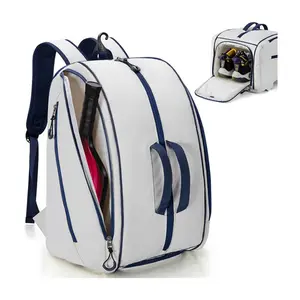 New Sports Tennis Backpack Unisex Pickleball Bag Racket Storage Waterproof Easy Clean with Shoe Compartment