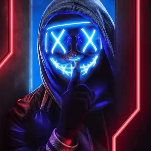 LED “X” MASK - BLUE