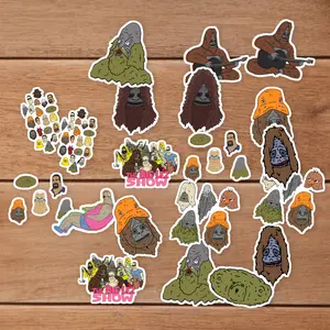 Stickers Pack 20 Pcs The Vinyl Aesthetic Skateboard Big Laptop Car Bottle LEZ Water Show Bumper Guitar Bike Colorful Waterproof Luggage