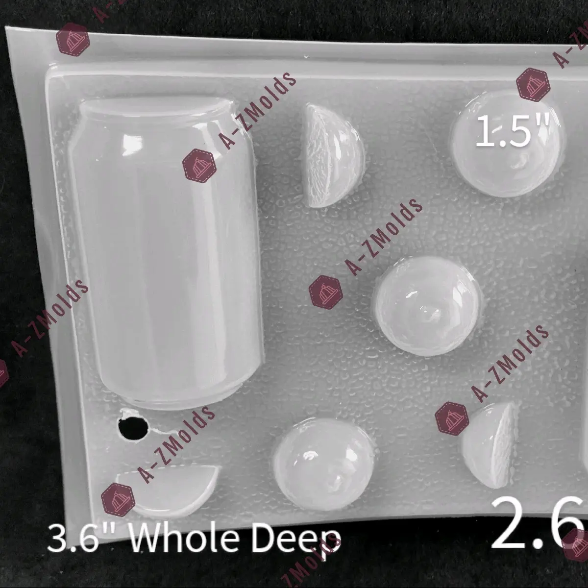 Can beer mold with Lemons & ice