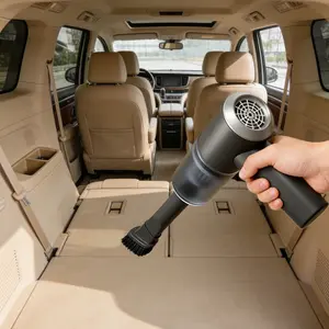 Portable Handheld Vacuum Cleaner, Rechargeable Car Vacuum Cleaner, Multifunctional Dust Cleaner, Household Cleaning Tool for Car, Office, Pet, Car Seat Cleaner, Car Cleaning Supplies, Interior Car Cleaner