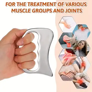 Stainless Steel Fascia Massage Tool, Professional Multi-Functional Muscle Relaxer, Full Body Use, Shoulder Neck Back Relief, Body Care Tool, Lymphatic Drainage Tool