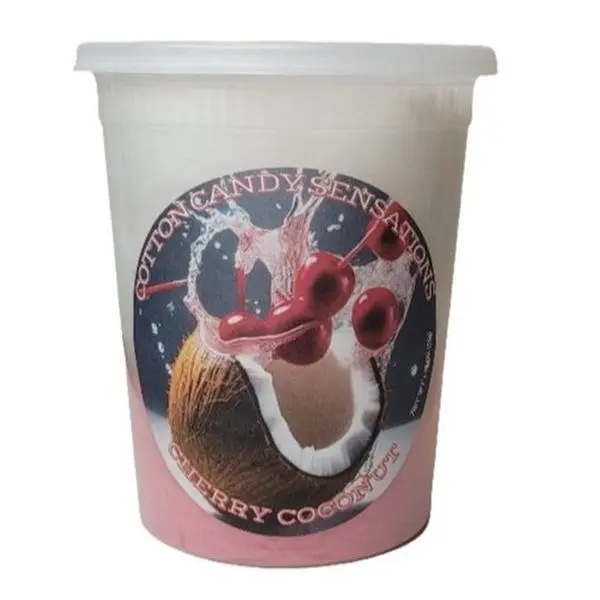 Cherry Coconut Gourmet Cotton Candy - Cotton Candy Sensations 200+ Flavors