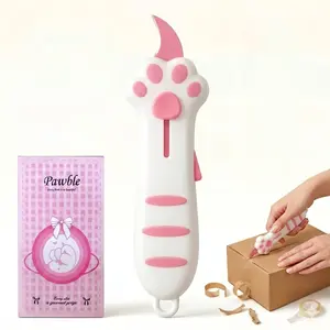 With its cute cat-paw shape , this scissors is perfect for crafts, office work, packaging, scrapbooking, and more—making it an ideal small gift for craft enthusiasts. Set