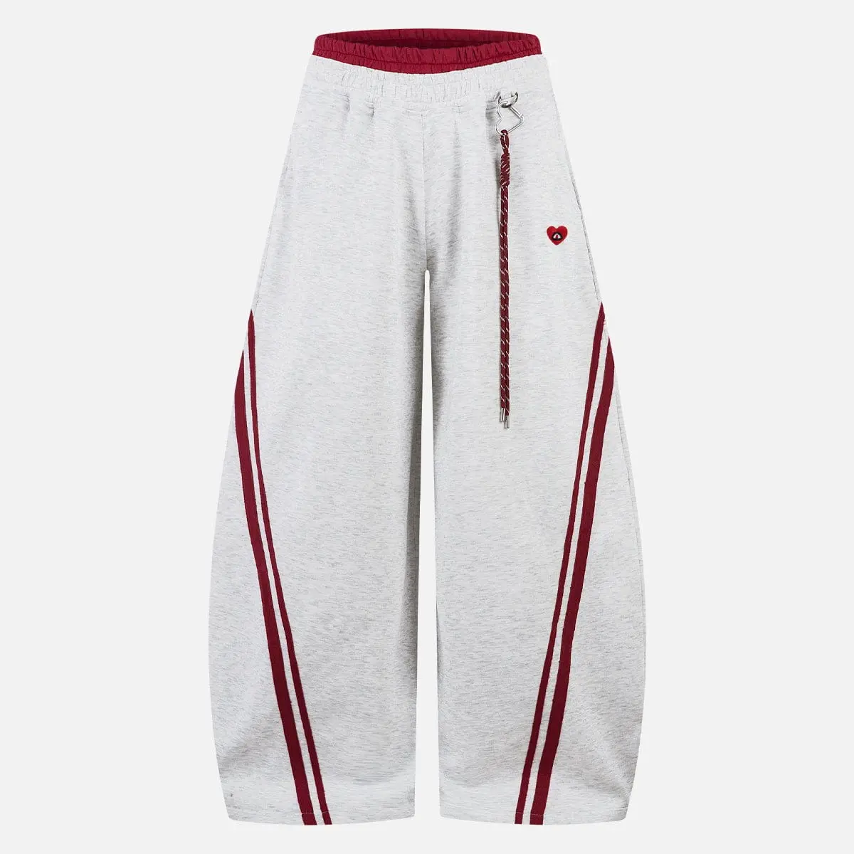 Aelfric Eden Baggy Sweatpants  Straight Side Stripe Everyday Street Pants Sporty Y2K Style Loose Bottoms