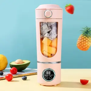 Portable, Compact USB Charging Blender & Juicer, Easy Clean, Easy Cleaning, Convenient, Ideal for Fruit and Vegetable Drinks, Perfect for Outdoor Sports, Summer Health Essential