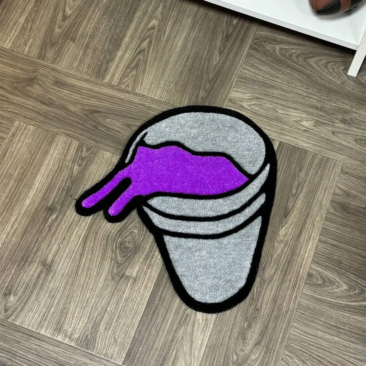 Water Cup Pattern Rug, Anti-Slip Durable Bedroom Carpet, Soft Area Rug, Trendy Design Floor Rug, Soft and Easy to Clean, Suitable for Gaming Room and Bedroom
