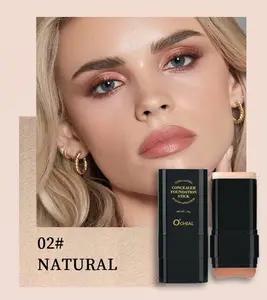 OCHEAL Dual End Concealer Stick 5 Shades Waterproof Hydrating With Built In Brush #Summervibes All Day Coverage