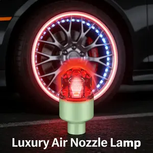 LED Wheel Light Waterproof Luminous Car Tire Valve Caps Vibration-Sensitive LED Tire Valve Cap-Bicycle Car Motorcycle Tire Led,Summervibes