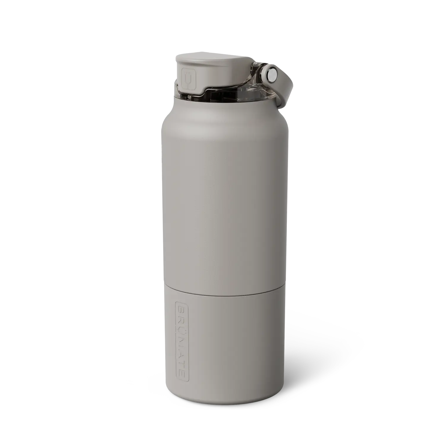BrüMate Rise Stainless Steel Water Bottle with Covered SoftSip Straw and Carry Handle | 35oz, 25oz, 18oz Sizes | 100% Leakproof Insulated Water Bottle | Sip or Chug Modes | Silicone Sleeve Prevents Scratches and Dents
