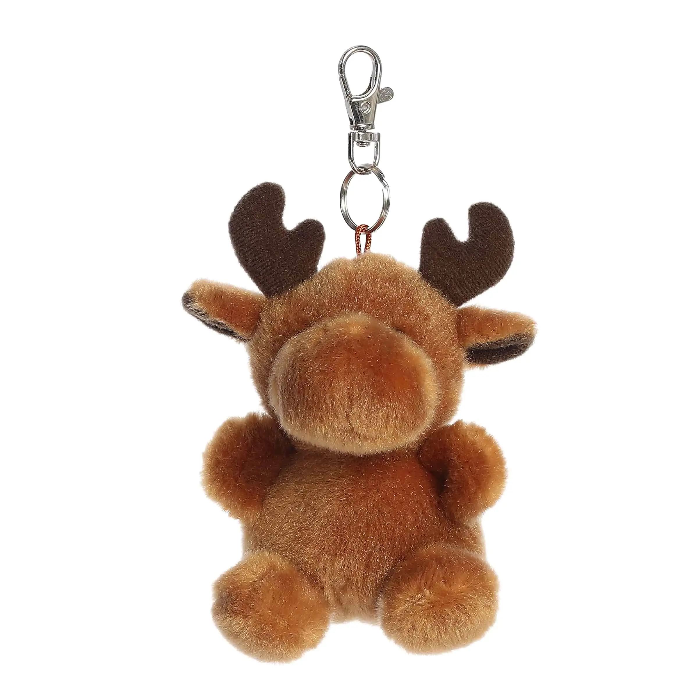 Palm Pals Adorable Cinnamon Moose Brown Soft Plush Collectable Stuffed Animal