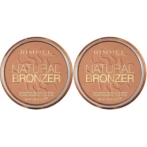 Rimmel London Natural - 022 Sun Bronze - Bronzer, Matte Finish, 0.49oz