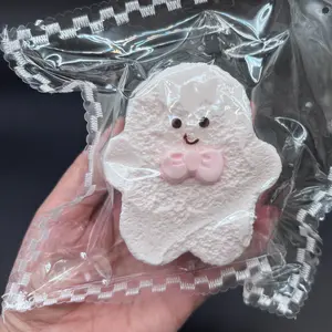 Frozen butter Pastel white gingerbread man soft 3 layered christmas