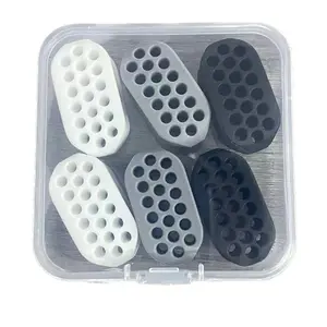 Silicone Jawline Exerciser, 6 Counts/box Jawline Muscle Training Ball, Face Muscle Training Tool, Fitness Equipment for Home Gym