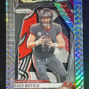 Baker Mayfield Buccaneers 3D Sports Card, Handmade Football Gift Art