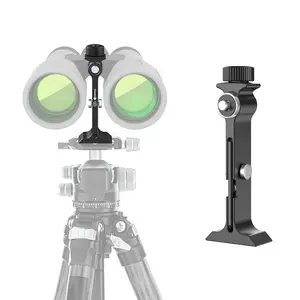 Quick Release Binocular Tripod Adapter, Arca-Swiss Compatible Mount Bracket for Large Astronomy Binoculars