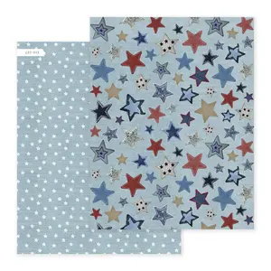 Denim Stars | Scrapbook Paper