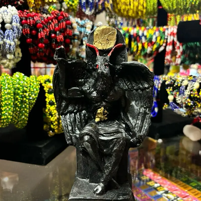 Small black Devil statue