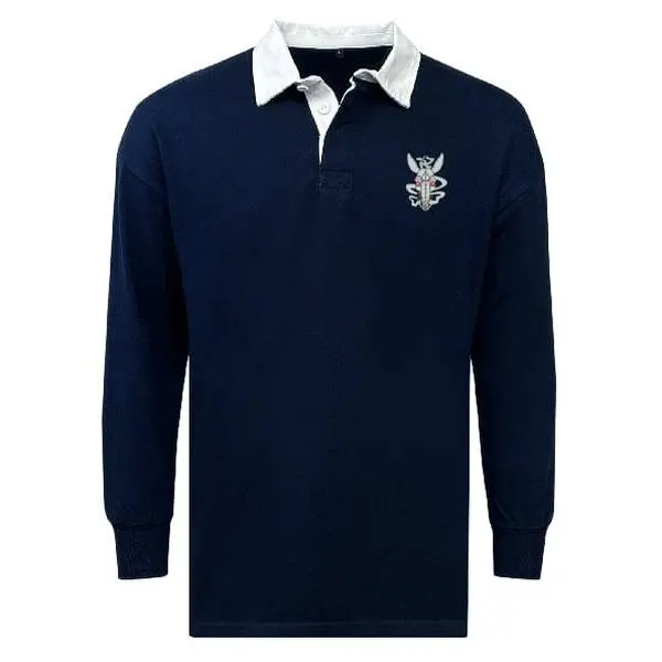 Mendocino Rugby Classic Long Sleeve Solid Rugby Jersey