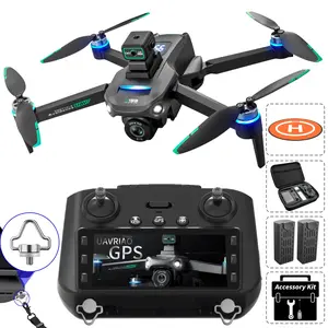 UAVRIAO high-definition camera, 5G WiFi FPV and optical flow positioning. Use a remote-controlled FPV quadcopter and an electric RC aircraft with a camera to automatically hover a children's drone with a lanyard for optical flow hovering Automatic Target-