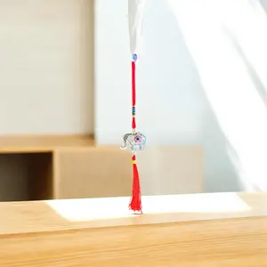 Elefante Evil Eye Adorno para el carro.