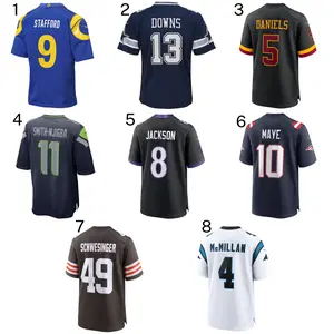 Men's Performance American Football Jersey Quick Dry Mesh Workout Shirt
