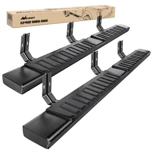 Nilight 6-Inch Black Running Boards, Vehicle Side Step Nerf Bars for 1999-2016 Ford F-250 F-350 F-450 F-550 Super Duty Crew Cab with 4 Full-Size Doors Car Accessories Truck