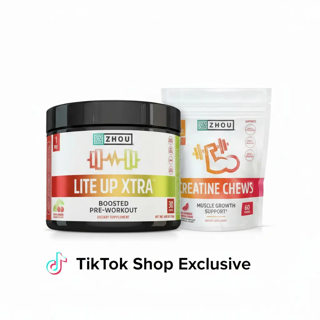 Amped Up Energy & Endurance Duo - Lite Up Extra + Creatine Chews