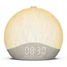 ecozy Sunrise Alarm Clock, White Noise Machine, [Upgraded-Cotton-linen Fabric] Sound Machine for Bedroom, Multifunctional Wake Up Light with BT Speaker, 26 Sleep Soothing Sounds, 17 Night Lights, Dimmable Digital Clock for Adults, Kids, homedecor